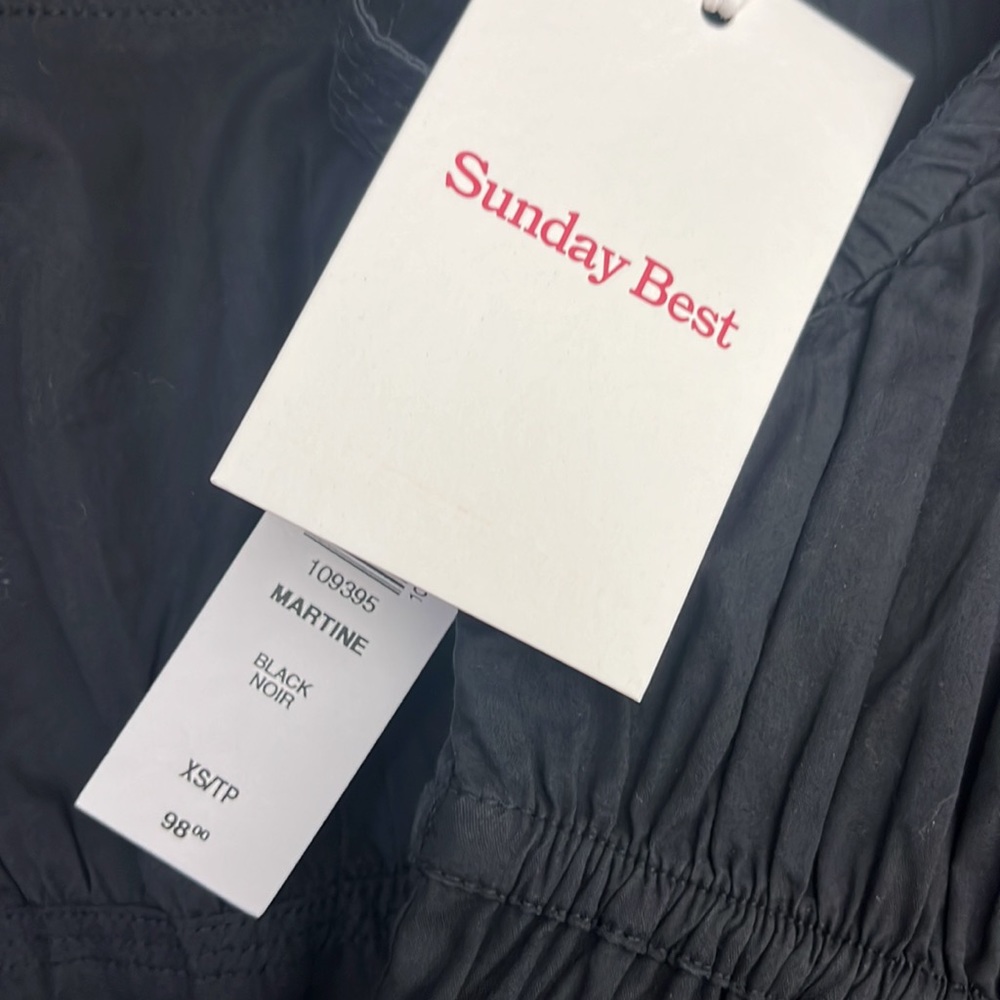 Sunday Best Black Smocked Sundress - Picture 2 of 6